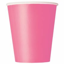 Hot pink papírpohár - 266 ml, 8 db / csomag